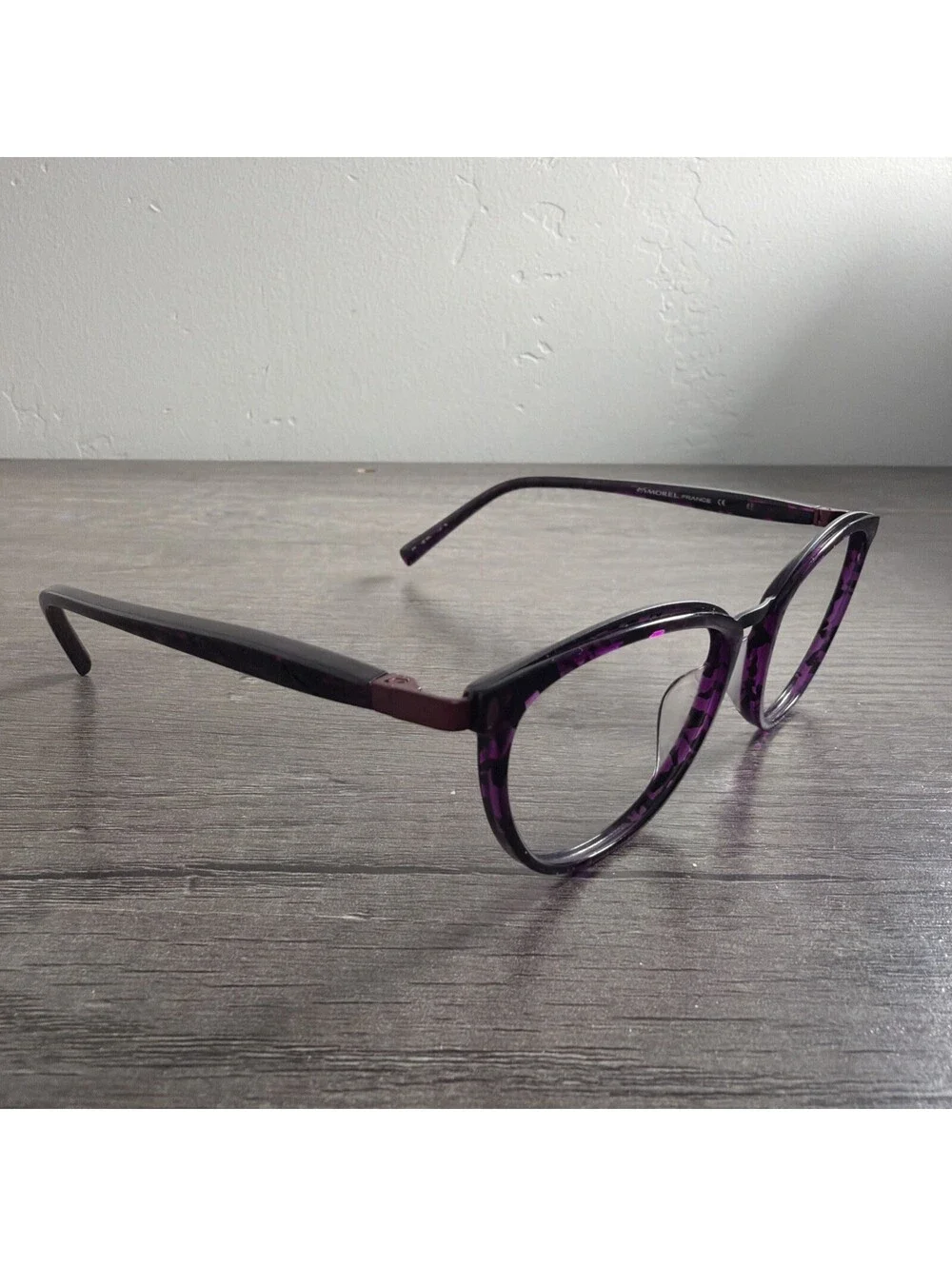 Nomad-Morel Eyeglasses Purple/Black Acetate Full Rim FRAMES ONLY 40048N SP20